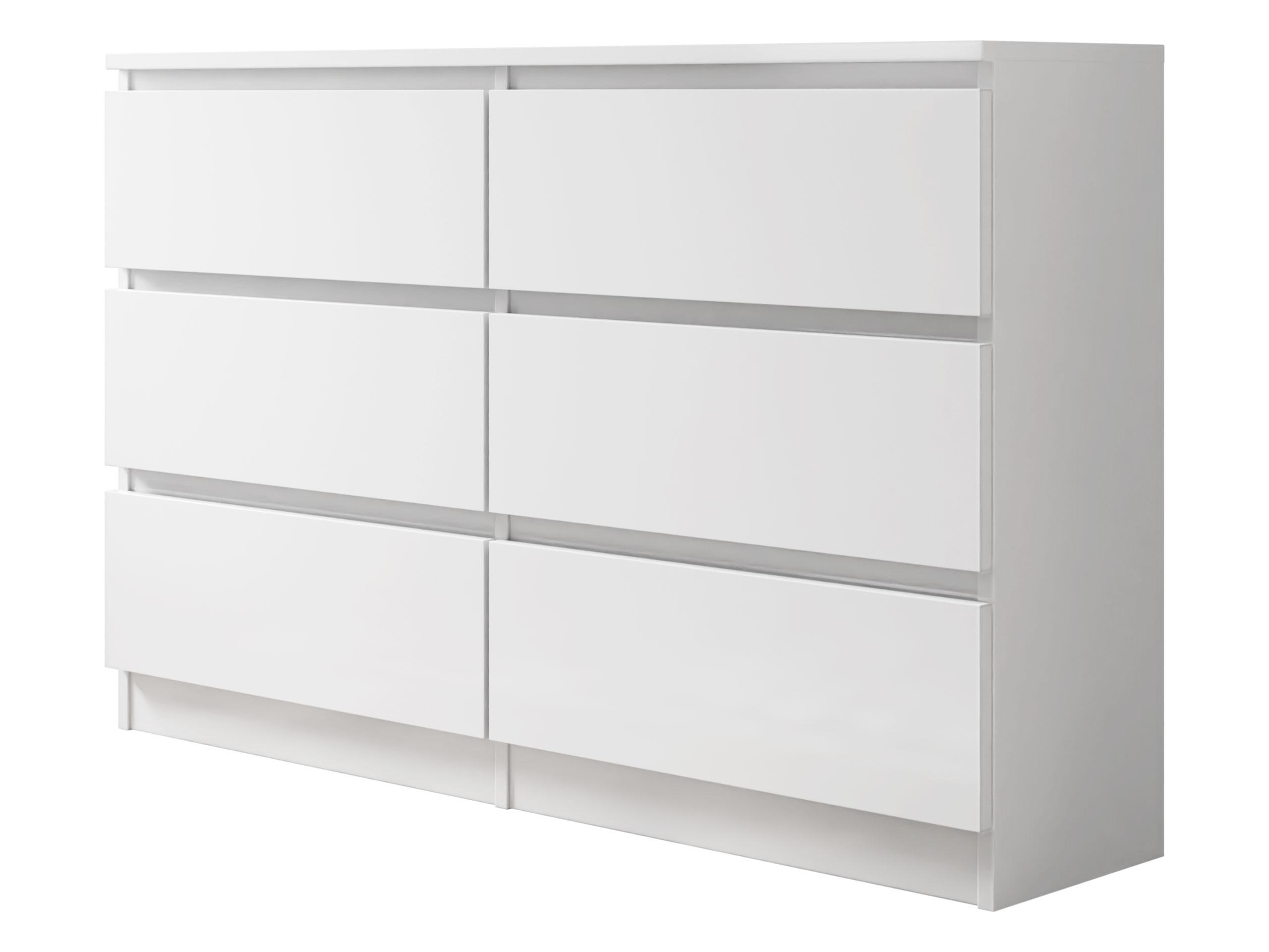 KOMMODE Malwa M6 120 - Weiß, Holzwerkstoff (120/77/30cm) - MIRJAN24