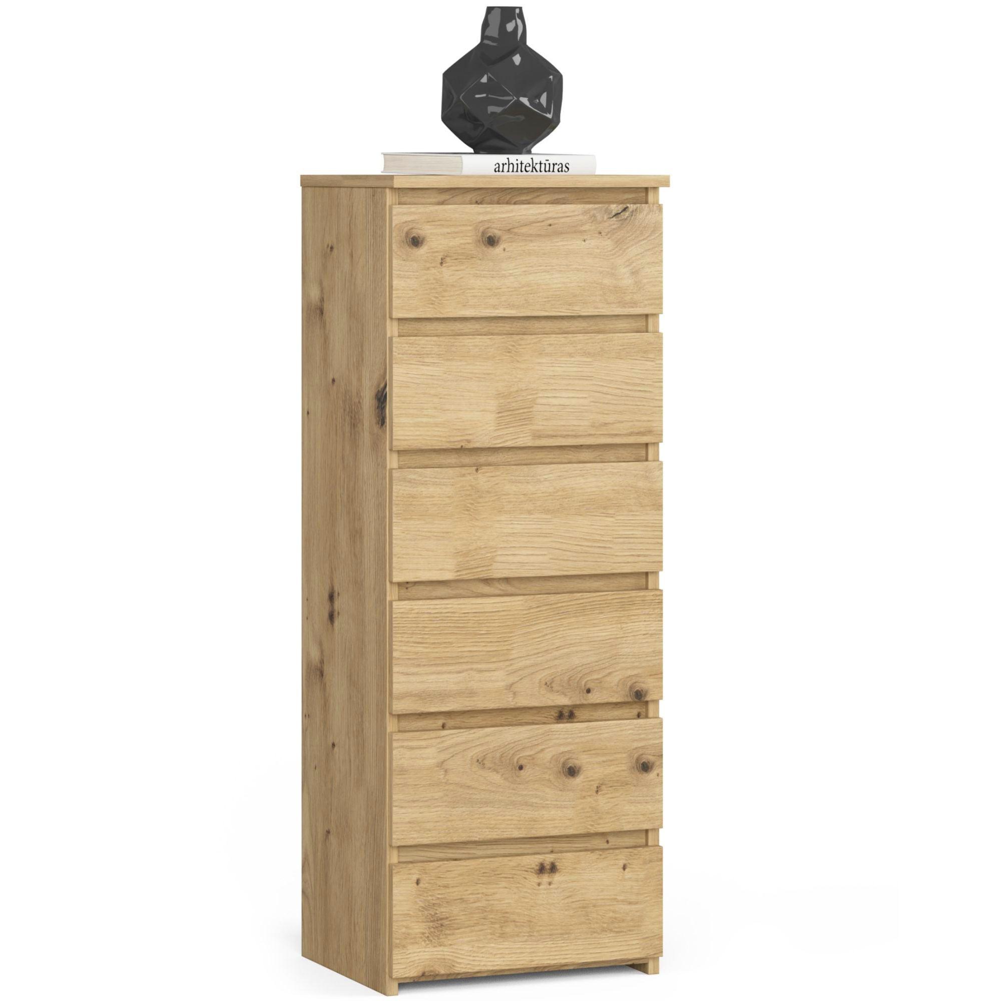 KOMMODE Eiche Artisan 109/40/35 - Eiche Artisan, Holzwerkstoff (40/109/35cm) - RAUMHIRSCH FURNITURE