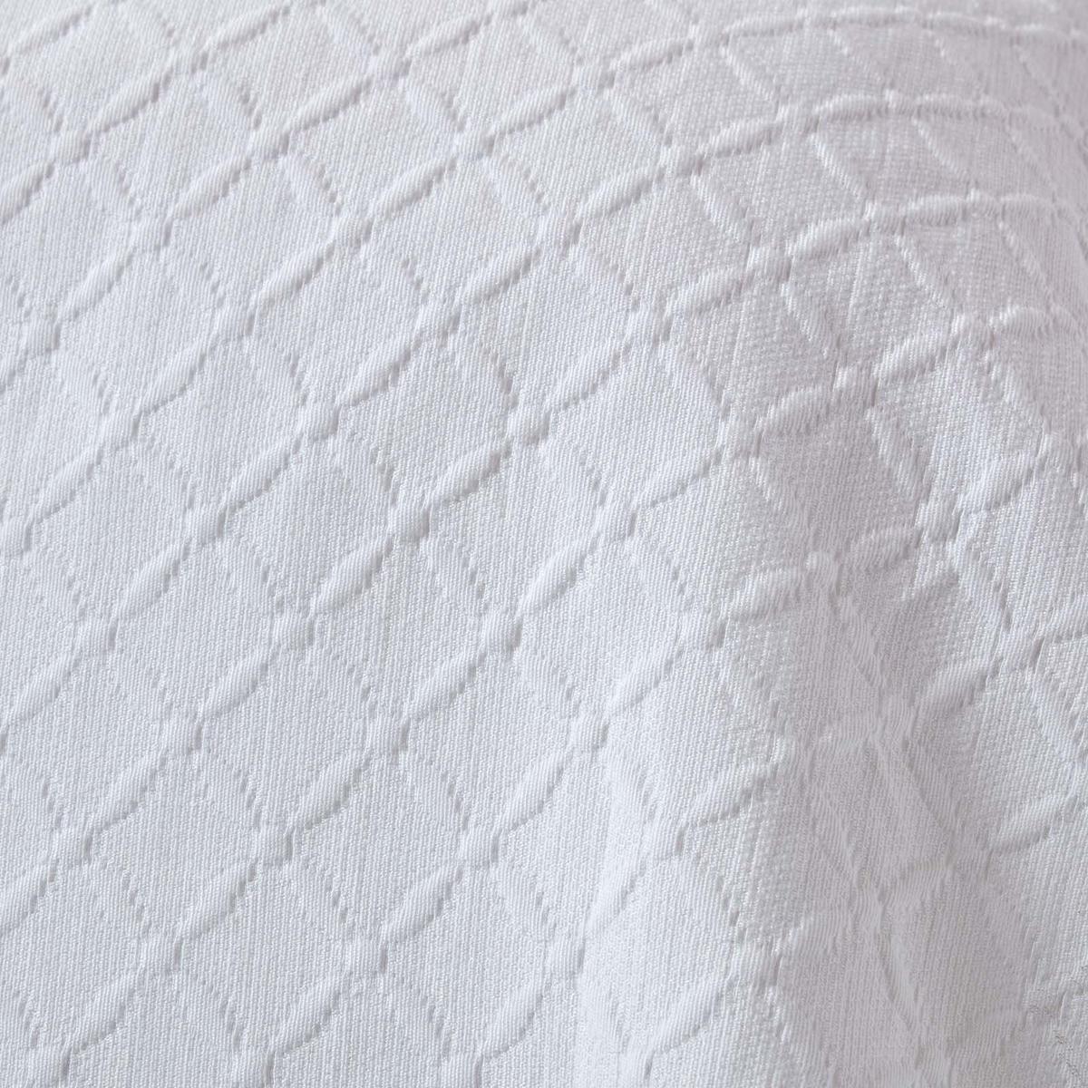 TAGESDECKE Matelassé 230/260 cm, Rautenmuster - Weiß, Textil (230/260cm) - Homescapes