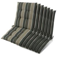 NIEDERLEHNER Sun-NL 105x50x8cm Grün-Gestreift (7tlg) - Grün, Textil (50/100cm) - Beautissu 