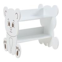 KINDER-STANDREGAL Tårnby - Weiß, Holzwerkstoff (56/60/56cm) - [en.casa]