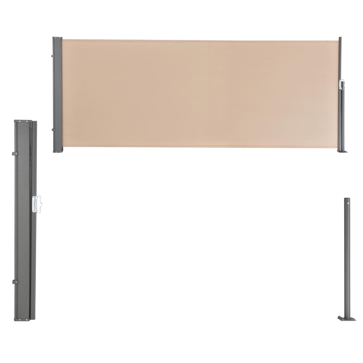 SEITENMARKISE Mulhacén - Sandfarben, Textil (300/140cm) - pro.tec