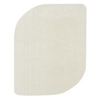 HOCHFLORTEPPICH Antirutsch Uni TIRSO Polyester Creme 120 x 160 cm - Beige, Textil (120/160cm) - KADIMA DESIGN