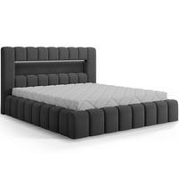 BOXBETT 180/200 Auria Dunkelgrau - Grau, Holz (180/200cm) - Petits-meubles