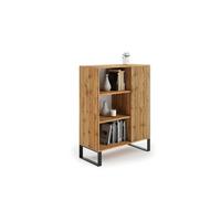 BÜCHERREGAL Fondi - Eiche Bianco, Holzwerkstoff (90/116/40cm) - RAUMHIRSCH FURNITURE