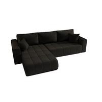 ECKSOFA Camila - Dunkelgrau, Holzwerkstoff/Textil (280/185cm) - Fun Möbel