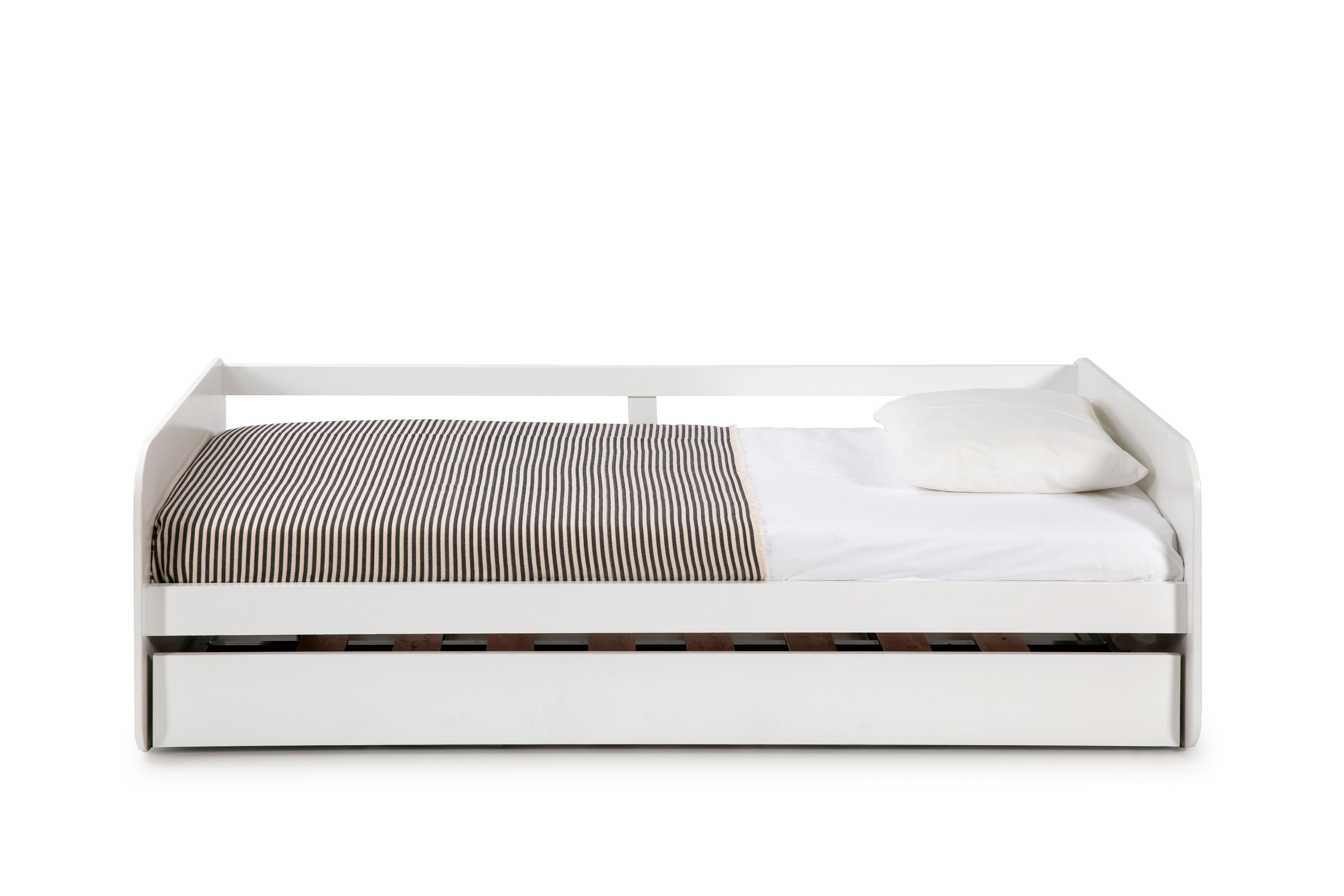 BETT Redona Weiß 195/105/60 cm - Weiß, Holz - Calicosy
