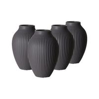 VASEN Alsta Grau 15 cm 4er Set - Grau, Keramik (15cm) - Ritzenhoff Breker