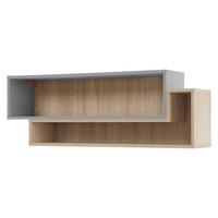 WANDBOARD Oro OR07 - Naturfarben/Grau, Holzwerkstoff/Kunststoff (25/40/115cm) - MIRJAN24