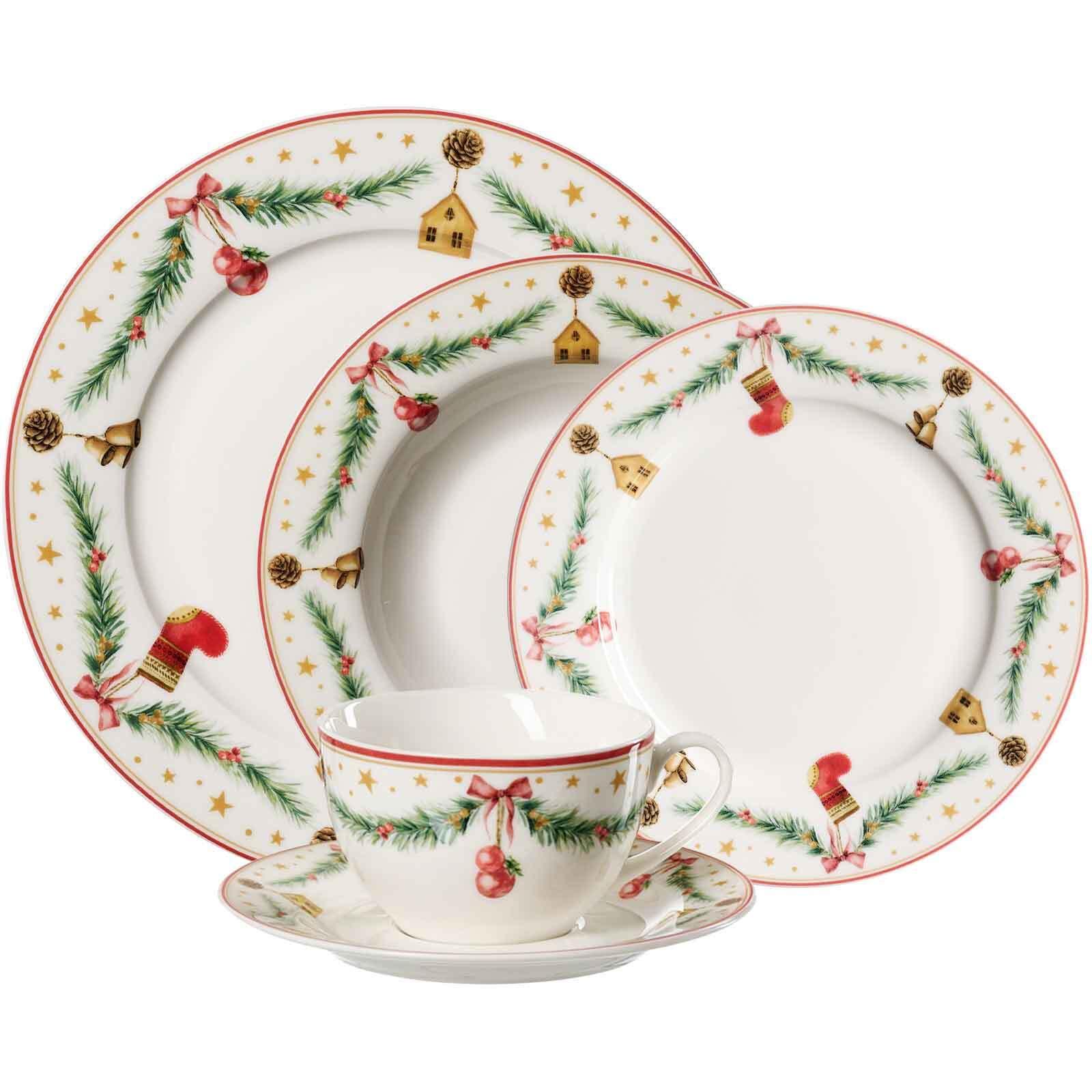 KOMBISERVICE Holly bunt 30-tlg. - Multicolor, Keramik (2/2/2cm) - Ritzenhoff Breker