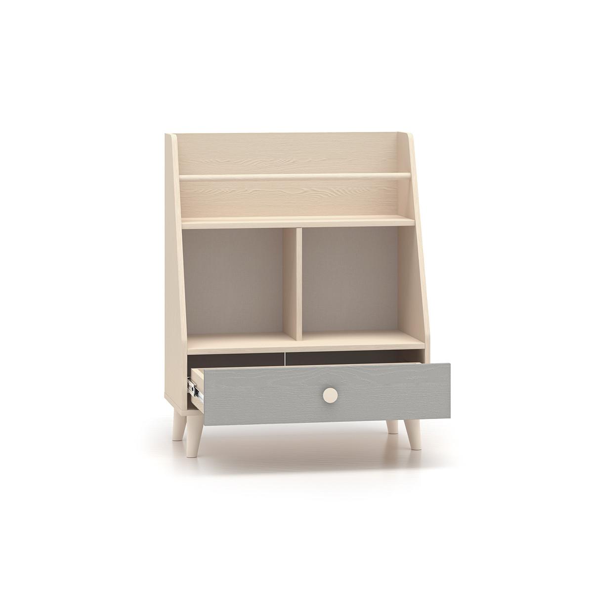 BÜCHERREGAL Alycia Beige - Grau - Holzeffekt - Grau, Holz (72/90/36cm) - Petits-meubles