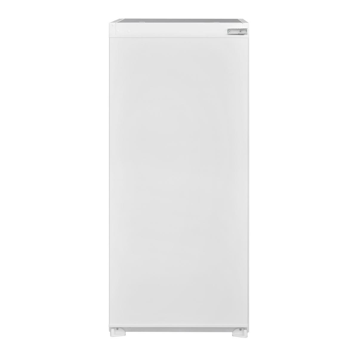 KÜHLSCHRANK Einbau, mit Gefrierfach, 122cm Nische, Schlepptür-Technik, 187 Liter Nutzinhalt - Weiß, Glas/Kunststoff (54/122.5/54.5cm) - Telefunken