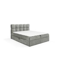 BOXBETT Parozo überlänge - Grau, Holzwerkstoff/Textil (120/220cm) - Fun Möbel