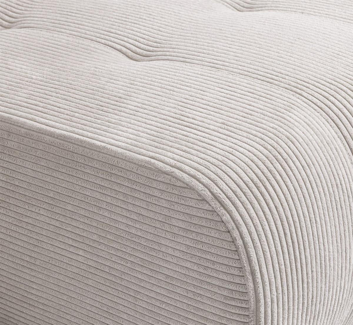 ECKSOFA Vogar In Poso - Weiß, Holzwerkstoff/Textil (265/185cm) - Fun Möbel