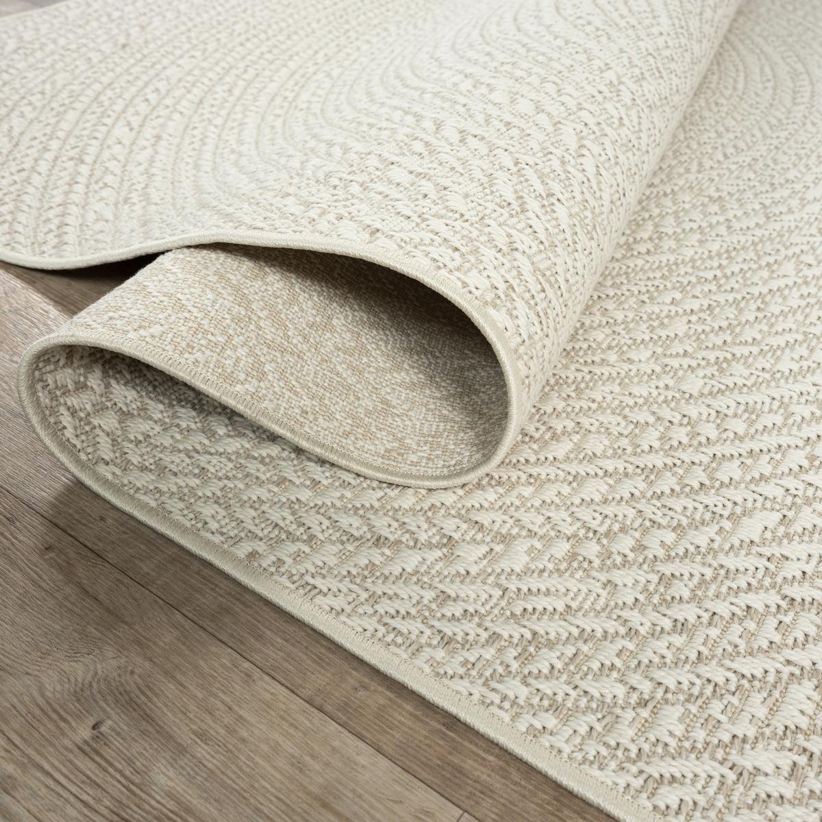 FLACHWEBTEPPICH Berber CORDEV Polypropylen Creme 240 x 340 cm - Beige, Textil (240/340cm) - KADIMA DESIGN