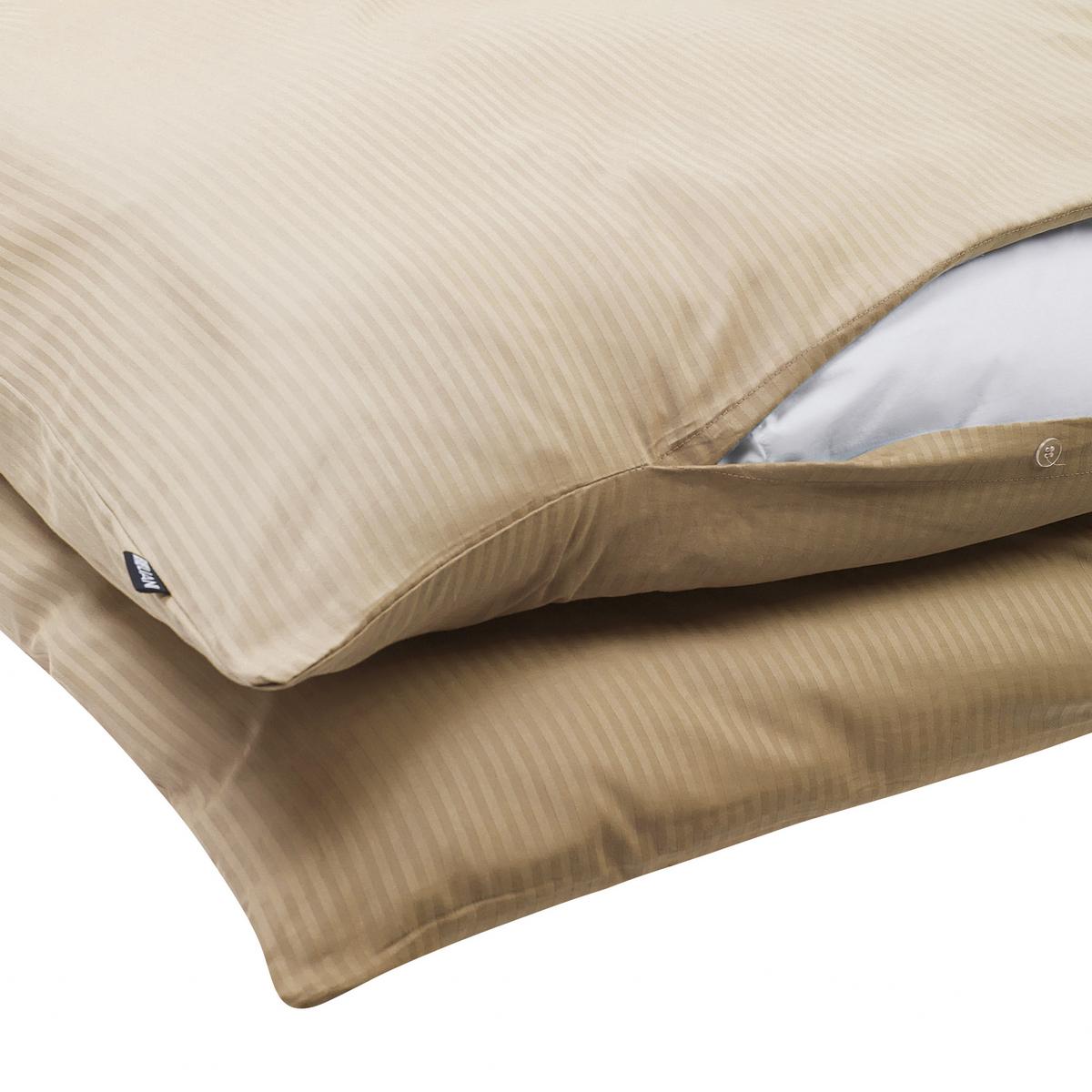 BETTWÄSCHE SET Avondale 155x220 cm - Beige, Textil (155/220cm) - Beliani