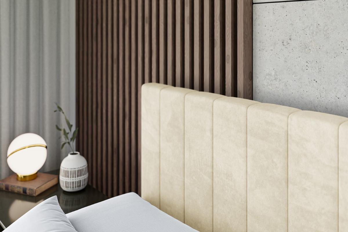 BOXBETT EDITA-Z - 140x200 cm - H4 - Beige - Beige, Holzwerkstoff (140/200cm) - ALTDECOR