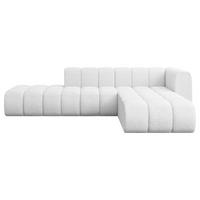 ECKSOFA modulares Sofa Zuvon-L1 - 296x177x70 cm Weiß - Weiß, Holzwerkstoff/Textil (296/177cm) - ALTDECOR