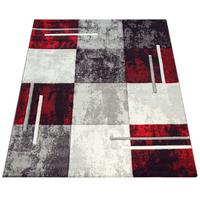 KURZFLORTEPPICH, kariert, aus Polypropylen, Grau, 80 x 150 cm - Grau, Textil (80/150cm) - KADIMA DESIGN