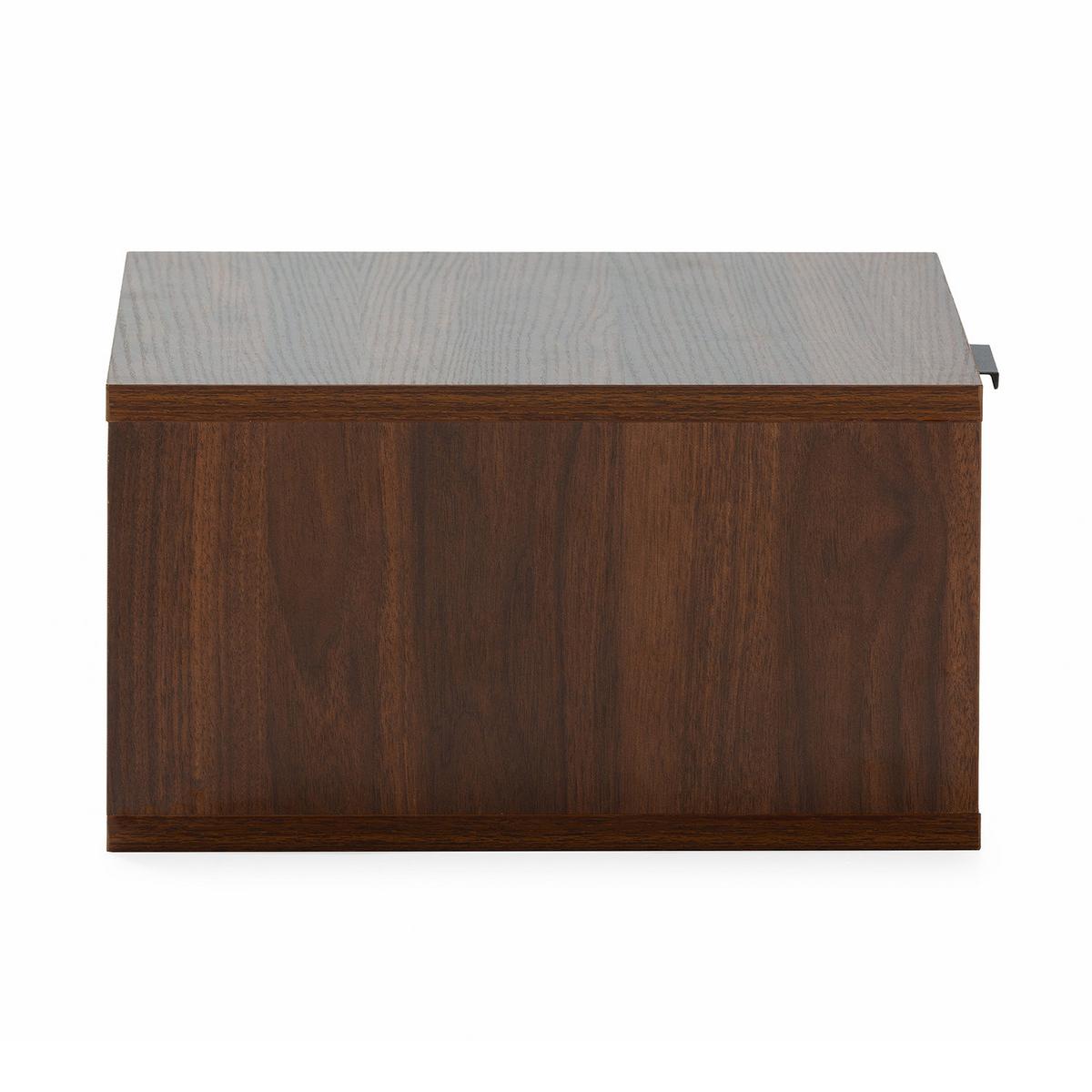 2ER-SET SCHWEBENDER NACHTTISCH Lluvia Walnuss - Walnussfarben, Holzwerkstoff (40/19/35cm) - VS Venta-stock