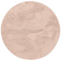 FELLTEPPICH SUPER SOFT PEARL RUND - Altrosa, Textil (200/200cm) - Pergamon