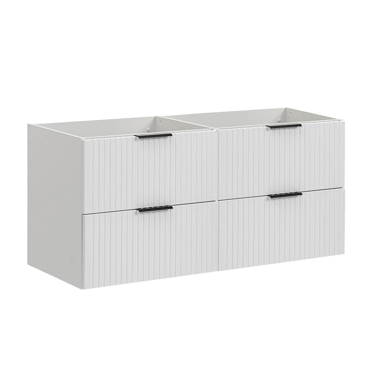 WASCHTISCHUNTERSCHRANK 120.4cm Adriel Weiß - Weiß, Holzwerkstoff (120.4/57/46cm) - Petits-meubles