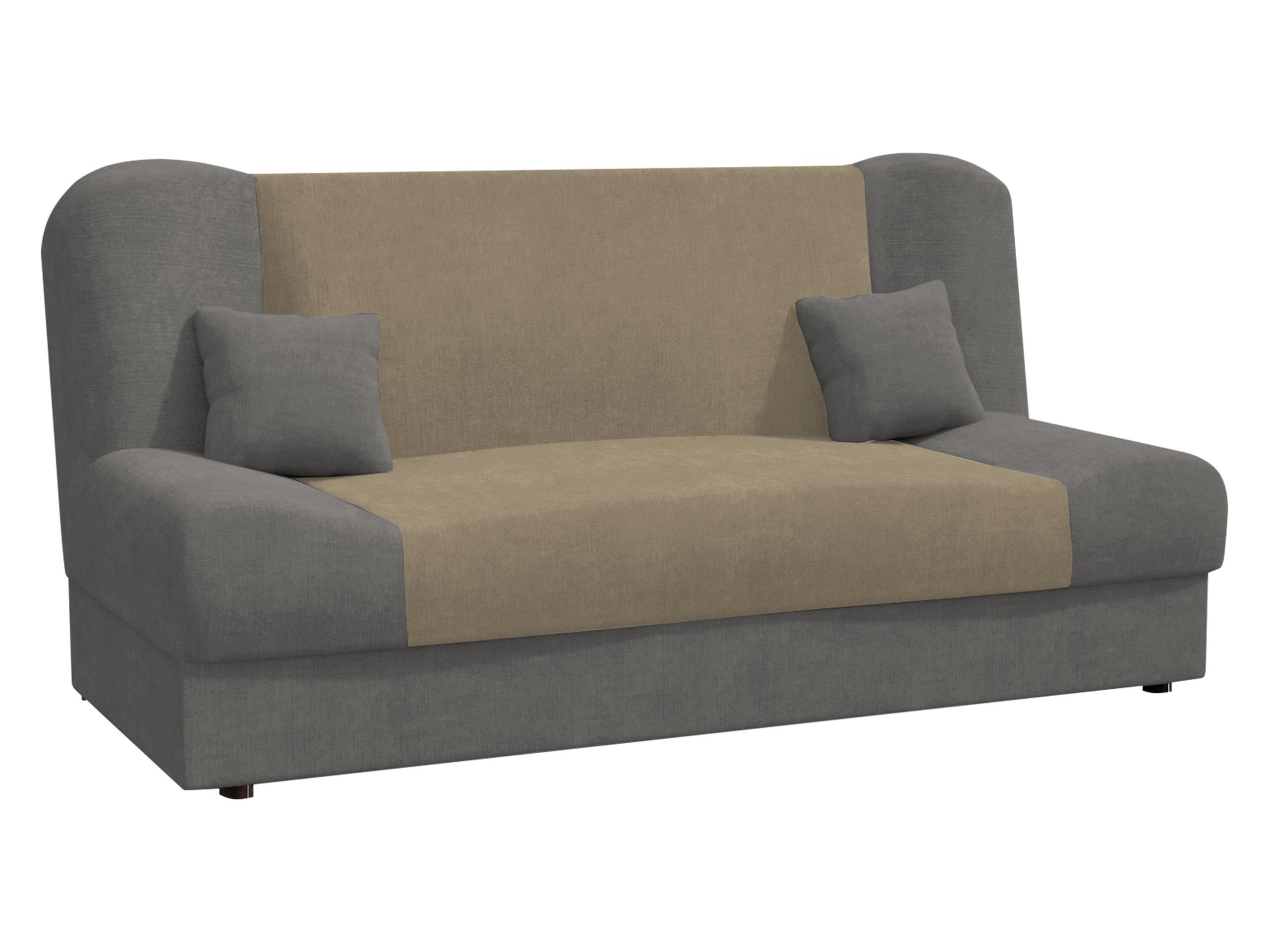SCHLAFSOFA Jonas Style - Grau, Holz/Textil (195/86/87cm)