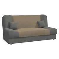 SCHLAFSOFA Jonas Style - Grau, Holz/Textil (195/86/87cm)
