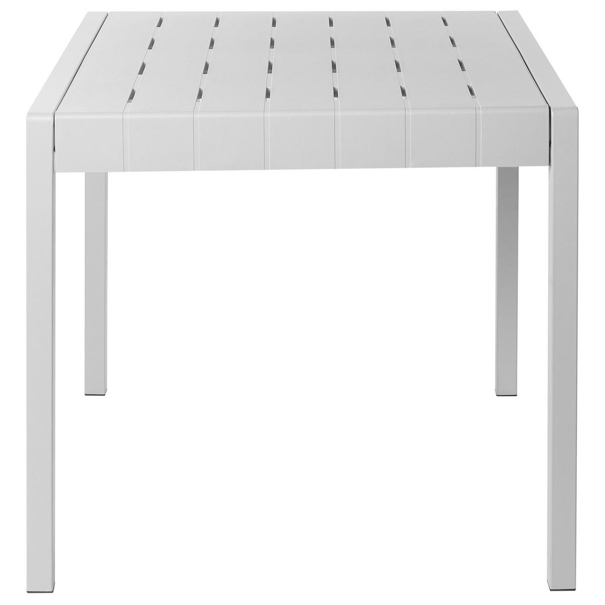 GARTENTISCH 81/84 cm Grau Bartica - Grau, Kunststoff (81/84/77cm) - Beliani