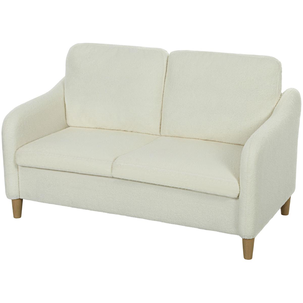 SOFA Wylvith 137/69/82cm - Creme, Textil (69/82/137cm) - ZMH