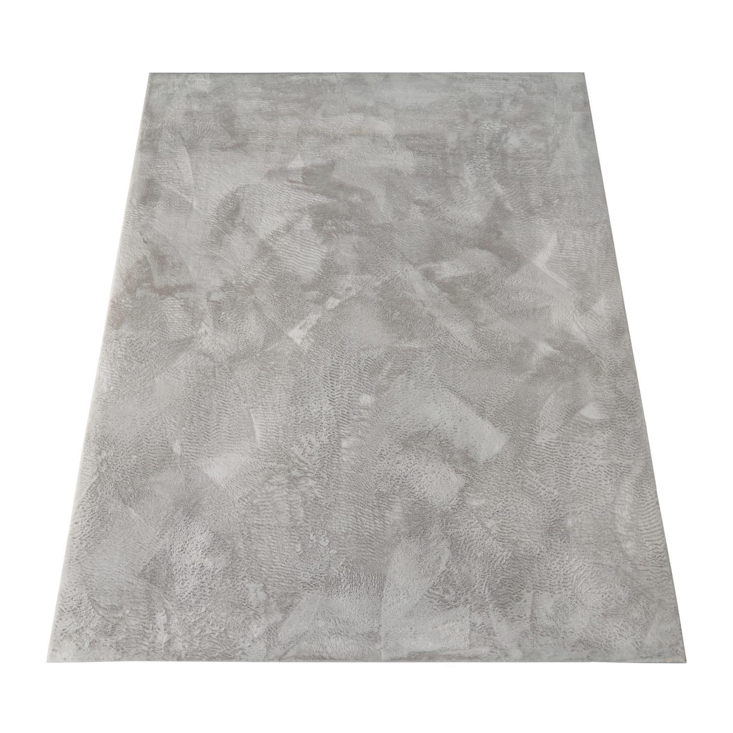 KURZFLORTEPPICH, einfarbig, aus Polyester, Grau, 160 x 220 cm - Grau, Textil (160/220cm) - KADIMA DESIGN