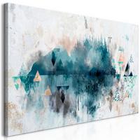 KUNSTDRUCK Bunt 70/35 cm - Multicolor, Textil (70/35cm) - KUNSTLOFT