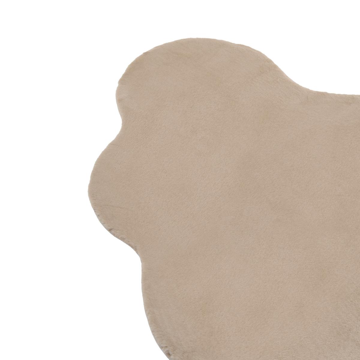 TEPPICH Beige 80/120 cm Parson - Beige, Kunststoff (120/80cm) - Beliani