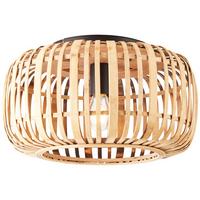 DECKENLEUCHTE Woodrow 97167/20 - Hellbraun, Metall (40/40/22.9cm) - Brilliant