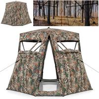 JAGDZELT Camouflage - Multicolor, Textil (211/175/211cm) - COSTWAY