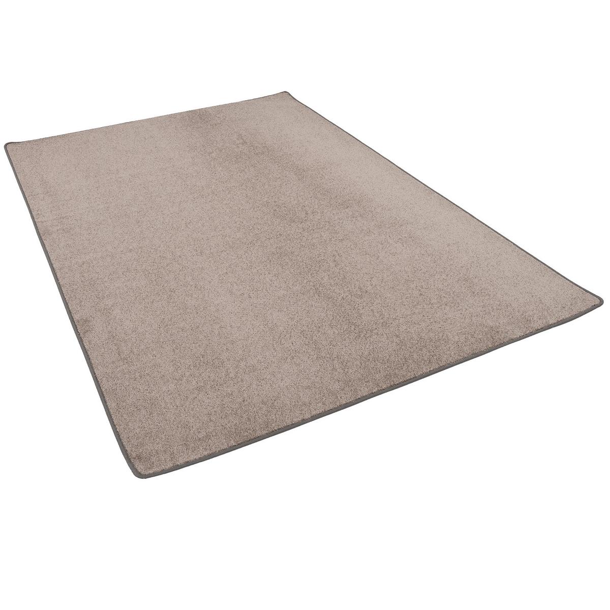 TREND VELOURS TEPPICH JOY - Taupe, Textil (100/400cm) - Snapstyle