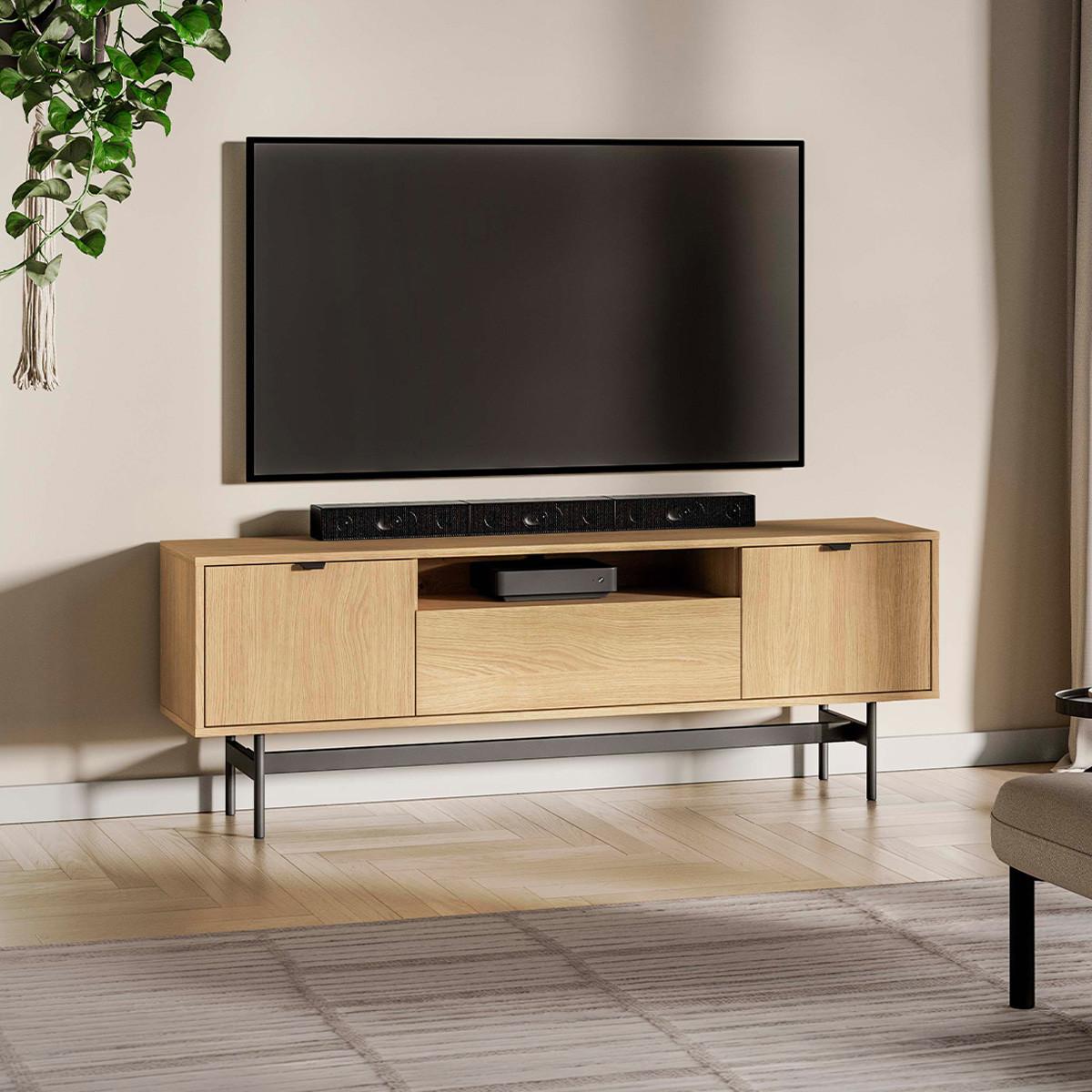 TV-MÖBEL Nila Holz - Braun, Holzwerkstoff (150/53/33cm) - Petits-meubles