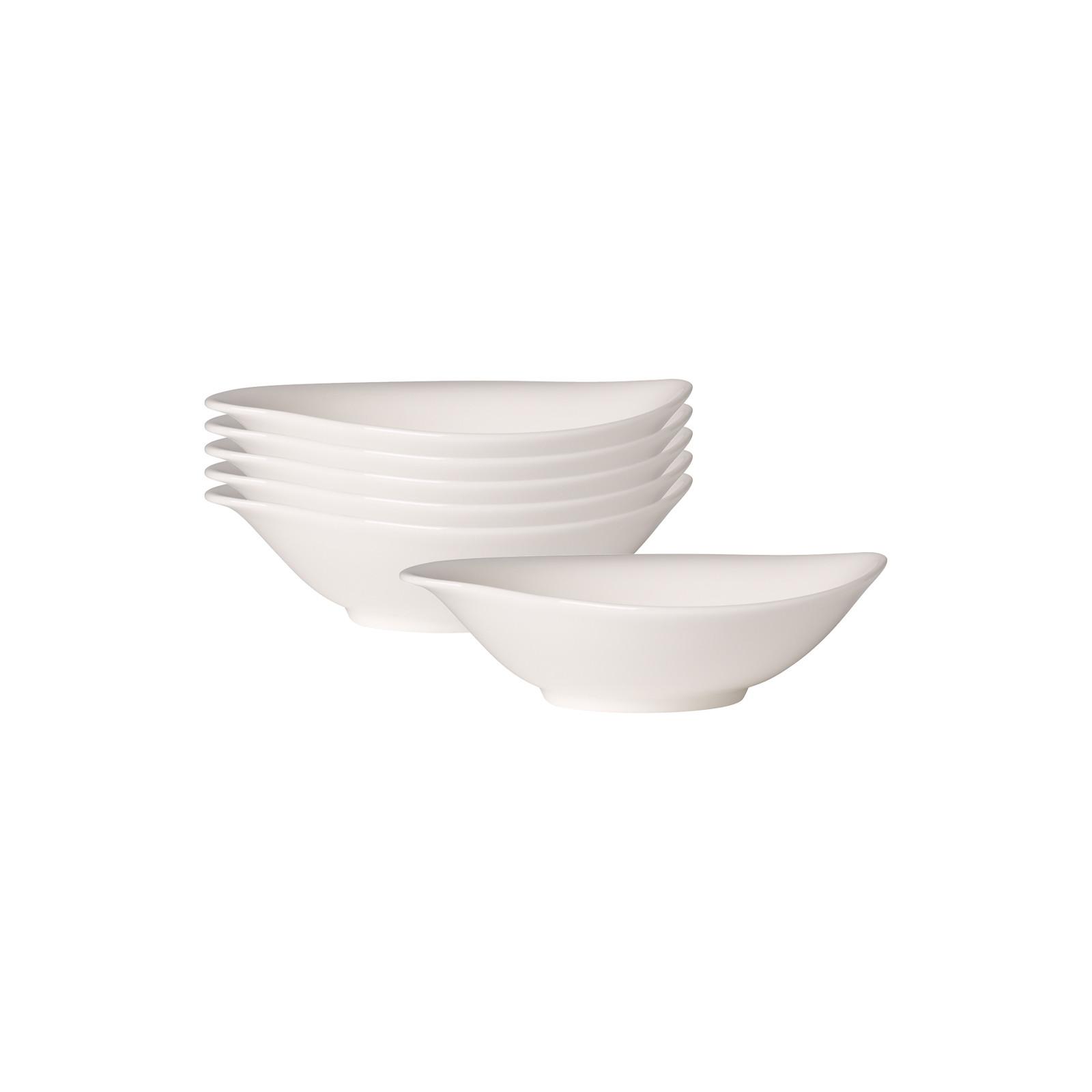 SCHALEN New Cottage Basic weiß 15 x 13 cm 6er Set - Weiß, Keramik (1cm) - Villeroy & Boch