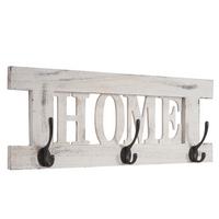 WANDGARDEROBE HOME SHABBY-LOOK Cremeweiß - Weiß, Holz (55/21/7cm) - MCW