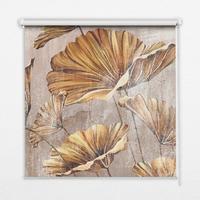 INNENROLLO - Fensterrollo - Rollo - 100x100 cm - Pflanzen - Grau, Kunststoff (100/100/0.5cm) - TULUP