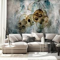 SELBSTKLEBENDE FOTOTAPETE 392/280 cm - Grau/Grün, Kunststoff/Textil (392/1cm) - KUNSTLOFT