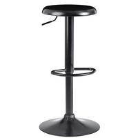 BARHOCKER – Schwarz, Metall, ohne Lehne, höhenverstellbar 58–79 cm, drehbar, 100 kg - Schwarz, Metall (40/79/40cm) - KADIMA DESIGN