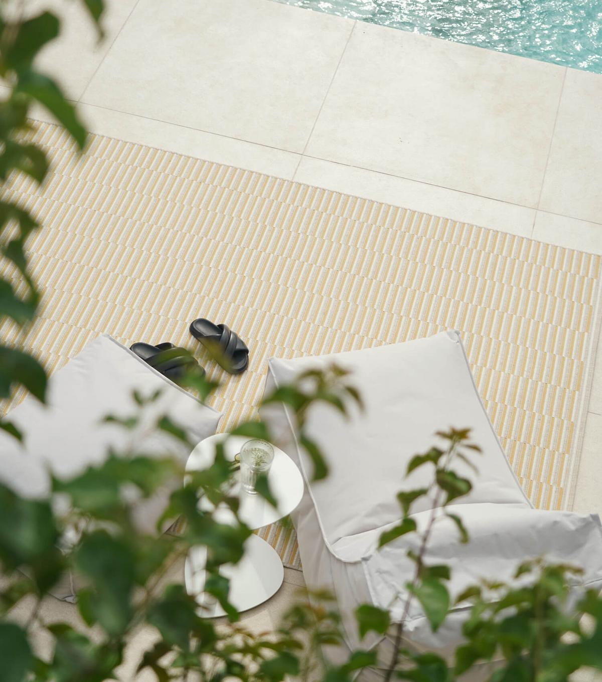 OUTDOORTEPPICH Der Sonnige - Gelb, Kunststoff (160/230cm) - Mokebo
