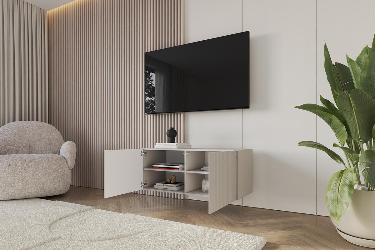 LOWBOARD NOA-2-W 100x40x40 cm - Kaschmir - Kaschmir, Holzwerkstoff (100/40/40cm) - ALTDECOR