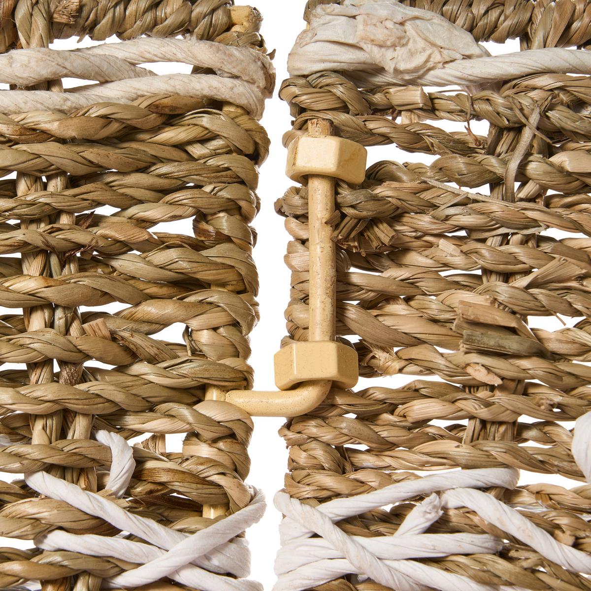 WEIHNACHTSBAUMKRAGEN 29 cm Naturfarben Hiver - Naturfarben, Naturmaterialien (29cm) - Beliani