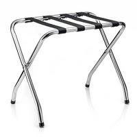 KOFFERSTÄNDER LUGGAGE chrom - Chromfarben, Metall (67/54/40cm) - CARO-Möbel