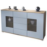 SIDEBOARD Grömitz Denim matt - Pastellblau, Holzwerkstoff (138.5/75.5/35cm) - Vladon