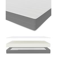 KALTSCHAUMMATRATZE 7 Zonen Bett Matratze Höhe 17 cm 120 x 190 cm - Weiß, Textil (120/190cm) - Schlaftroll