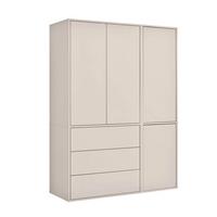 KLEIDERSCHRANK Robe - Beige, Holzwerkstoff (137/197/58cm) - Mokebo