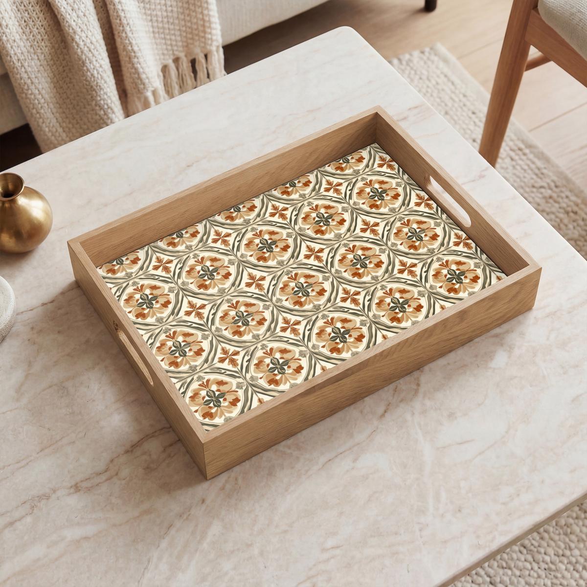 TABLETT Elegant - antik - farbenfroh 40x30 cm - Multicolor, Holz (40/5/5cm) - OnlyWow